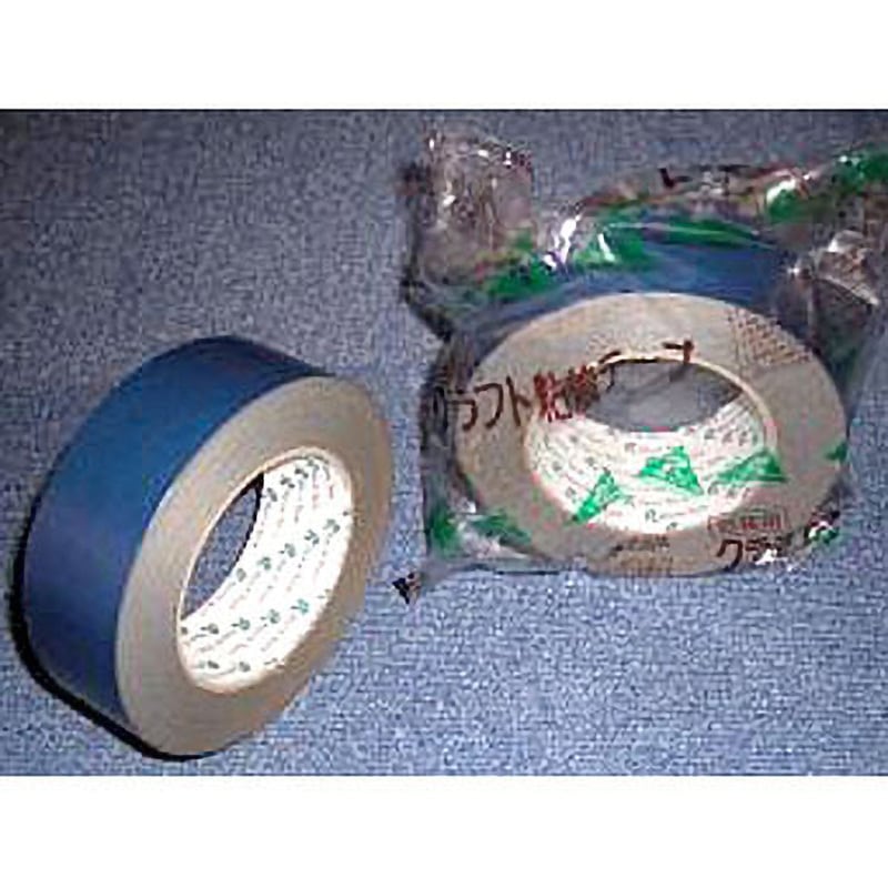 240 包装用カラークラフトテープ #240 リンレイテープ 青色 テープ幅38mmテープ長さ50m 1箱(60巻)