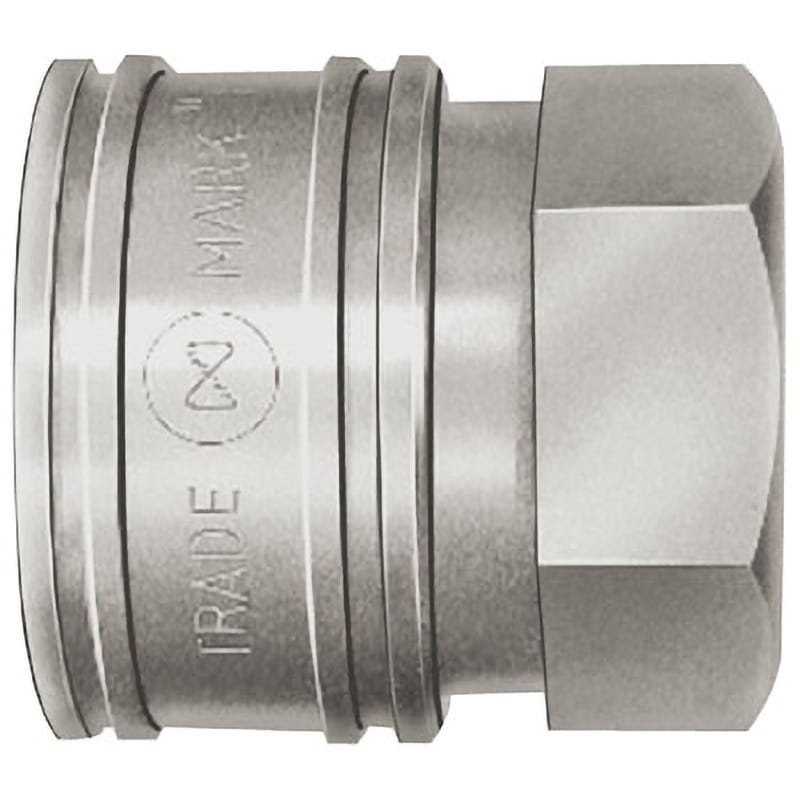 日東 6TSF SUS FKM TSPカプラ ステンレス製 ふっ素ゴムFKM X-100 00755 6TSF-SUS-NBR | TSPカプラ ステンレス NBR TSF型 | 日東工器 | MISUMI