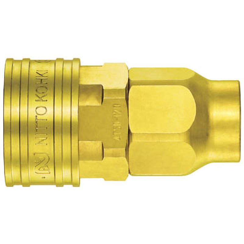 8TSN-250 BRASS NBR TSPカプラ TSN型(ブレードホース取付用) 日東工器 ソケット 質量677g   8TSN-250 BRASS NBR