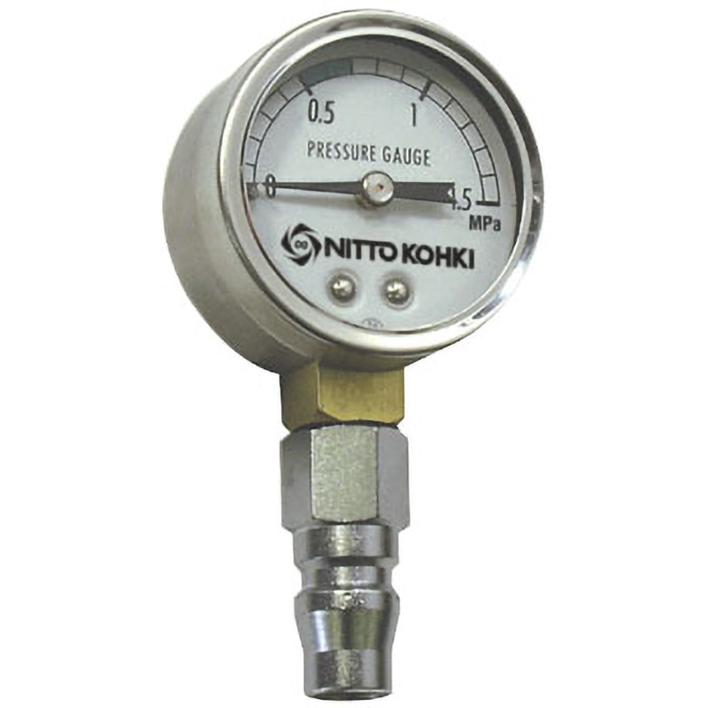 PG-10P ハイカプラアクセサリ 圧力計 1個 日東工器 【通販モノタロウ】