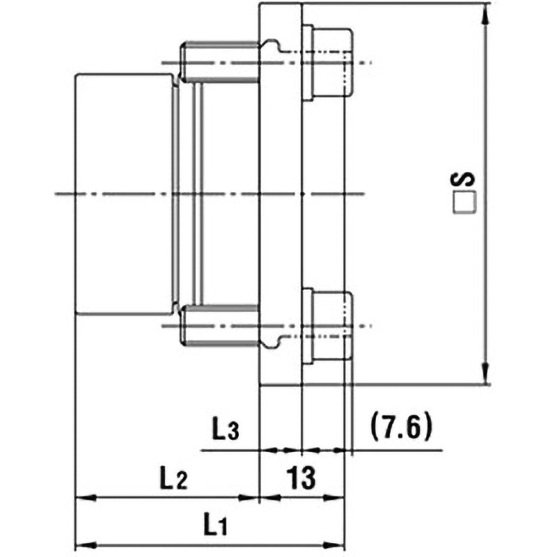 日東工器 マルチカプラ MALC-HSP 型 MALC-6HS-FL STEEL FKM (11666)
