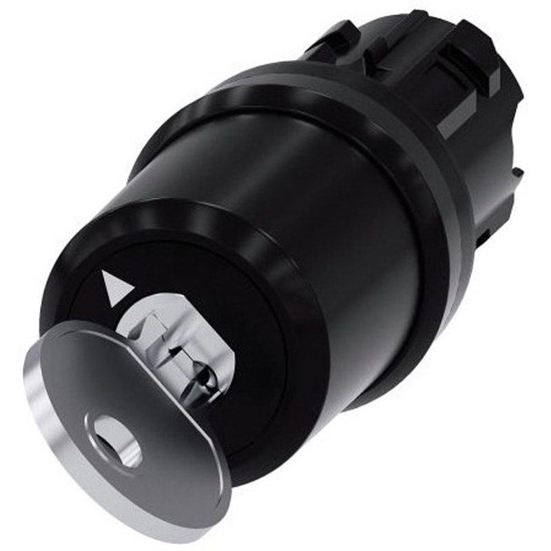 3SU1000-5BF21-0AA0 SIRIUS ACTシリーズ 2ポジション キースイッチヘッド ラッチ SIEMENS 1個 3SU1000-5BF21-0AA0