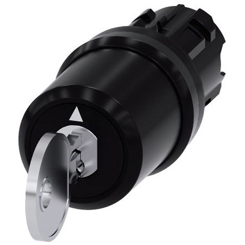 3SU1000-5BN51-0AA0 SIRIUS ACTシリーズ 3ポジション キースイッチヘッド ラッチ SIEMENS 1個 3SU1000-5BN51-0AA0