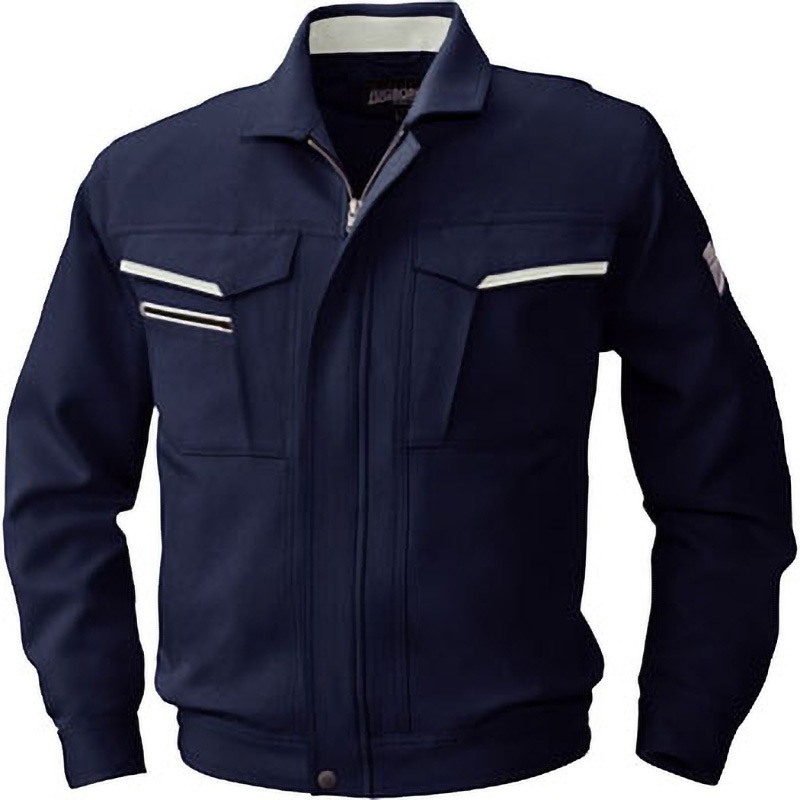 776 ジャケット 776 bigborn(ビッグボーン) 混率ポリエステル90・綿10% ネイビー×シルバーグレー色 5L着丈73cm 5,598円