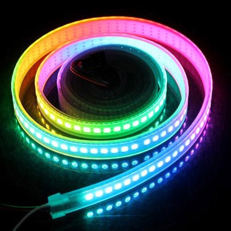 104990090 WS2812B Digital RGB LED Waterproof Flexi-Strip 144 LED/meter - 2 meter 1個 Seeed Studio 【通販モノタロウ】