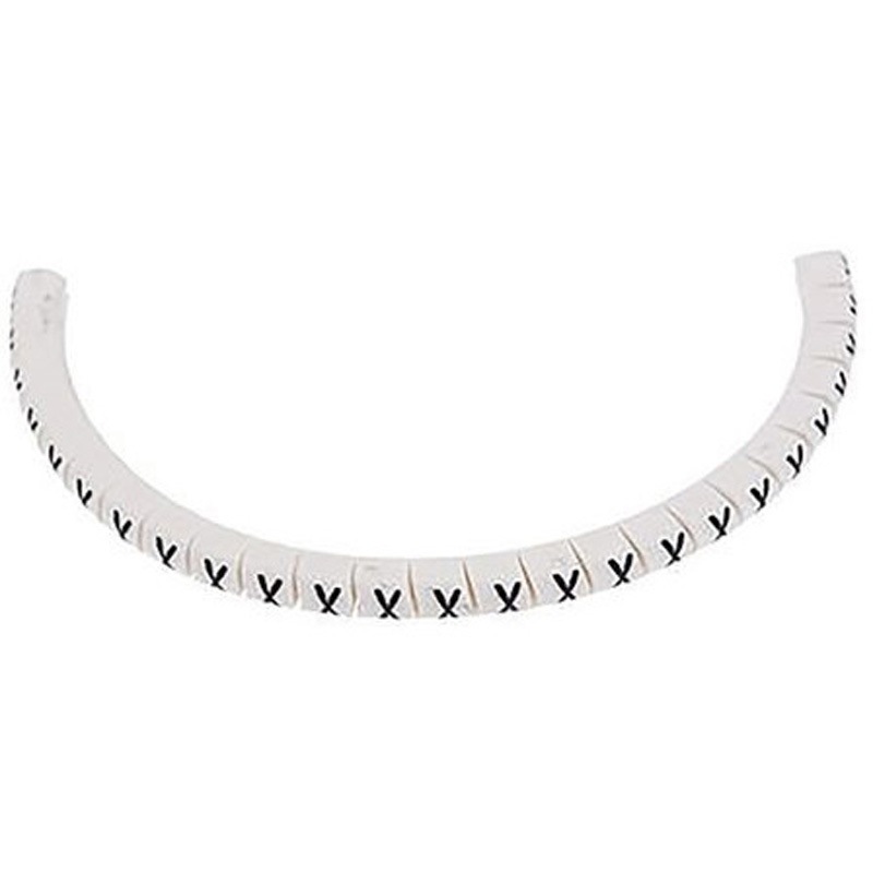 901-10599 909-3168-PVC ケーブルマーカー 白地に黒 なし 1セット 1000個入 1セット(1000個) ヘラマンタイトン(旧:タイトン) 【通販モノタロウ】