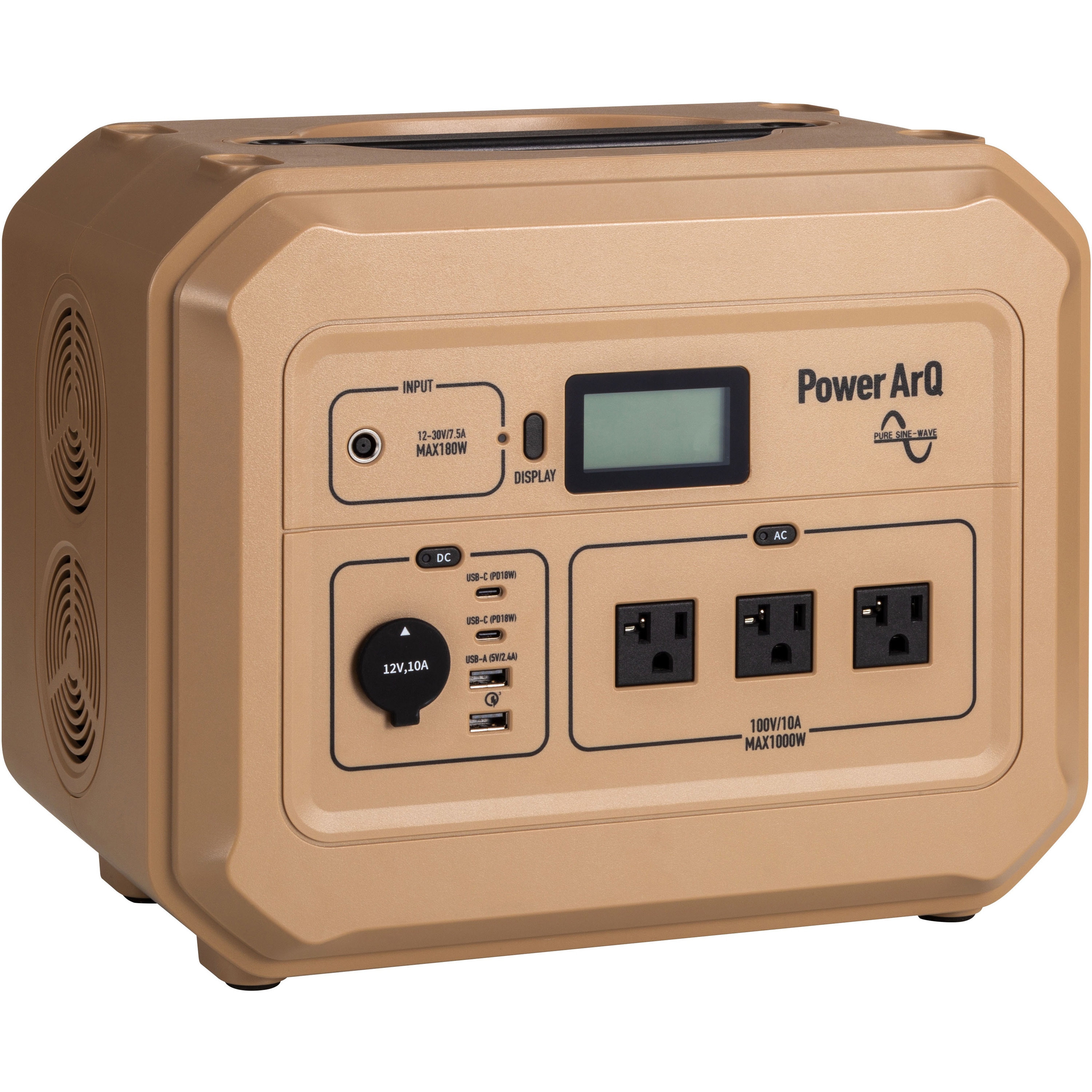 HTE060-TN ポータブル電源 PowerArQ Pro 1000Wh 蓄電池 大容量 1個