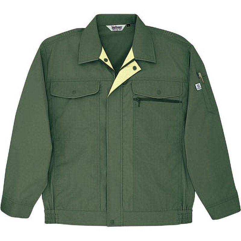 6687 長袖ジャケット 6687 bigborn(ビッグボーン) グリーン色 S着丈61cm