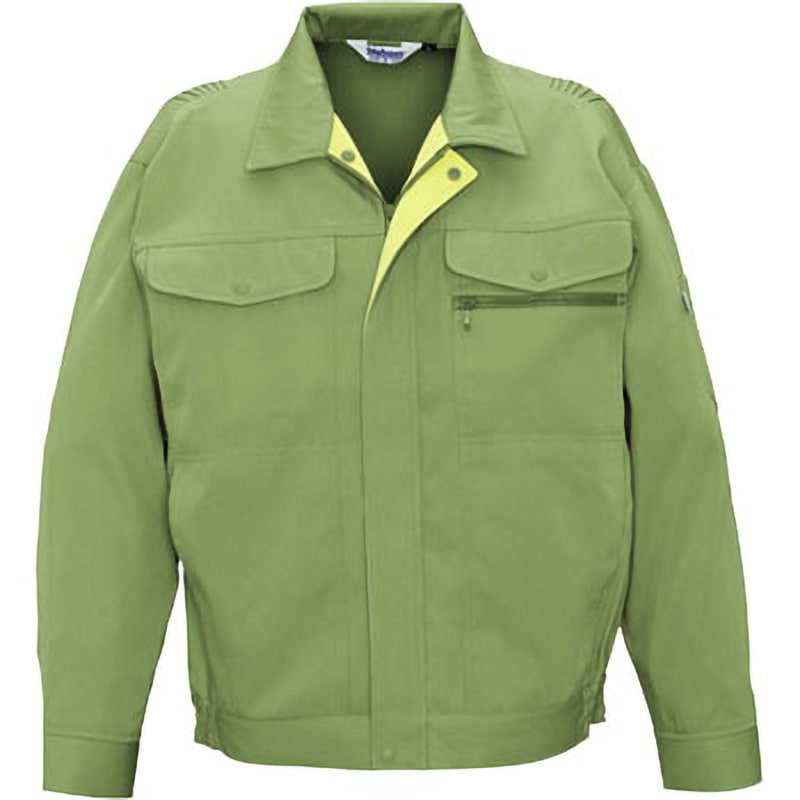 1325 プリーツジャケット 1325 bigborn(ビッグボーン) 交織ソフトツイル オリーブ色 S着丈61cm