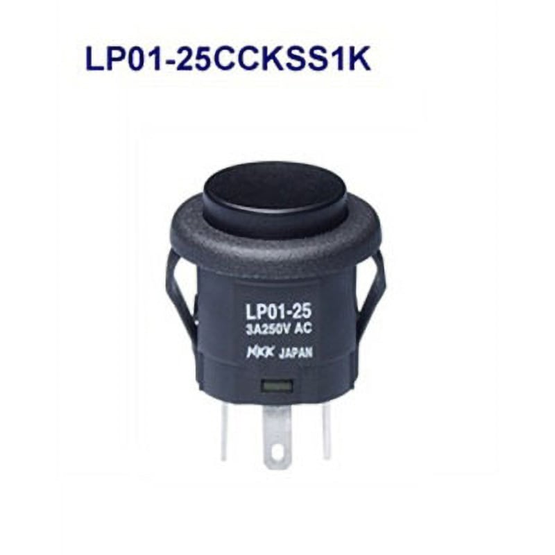 LP01-25CCKSS1K 丸形押しボタンスイッチ(LP01シリーズ) NKKスイッチズ