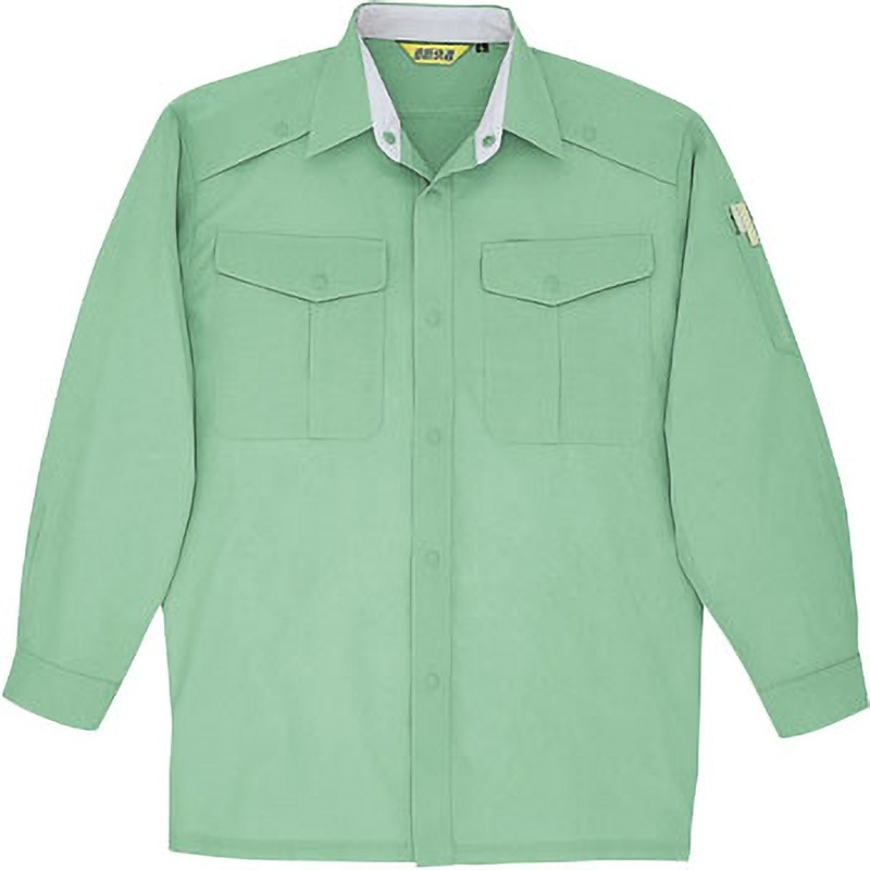 5585 長袖シャツ 5585 bigborn(ビッグボーン) 混率(%):ポリエステル65・綿35 サイズS着丈70cm