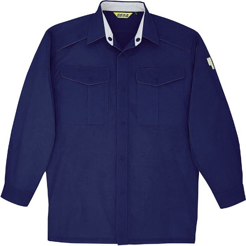 5585 長袖シャツ 5585 bigborn(ビッグボーン) 混率(%):ポリエステル65・綿35 サイズS着丈70cm