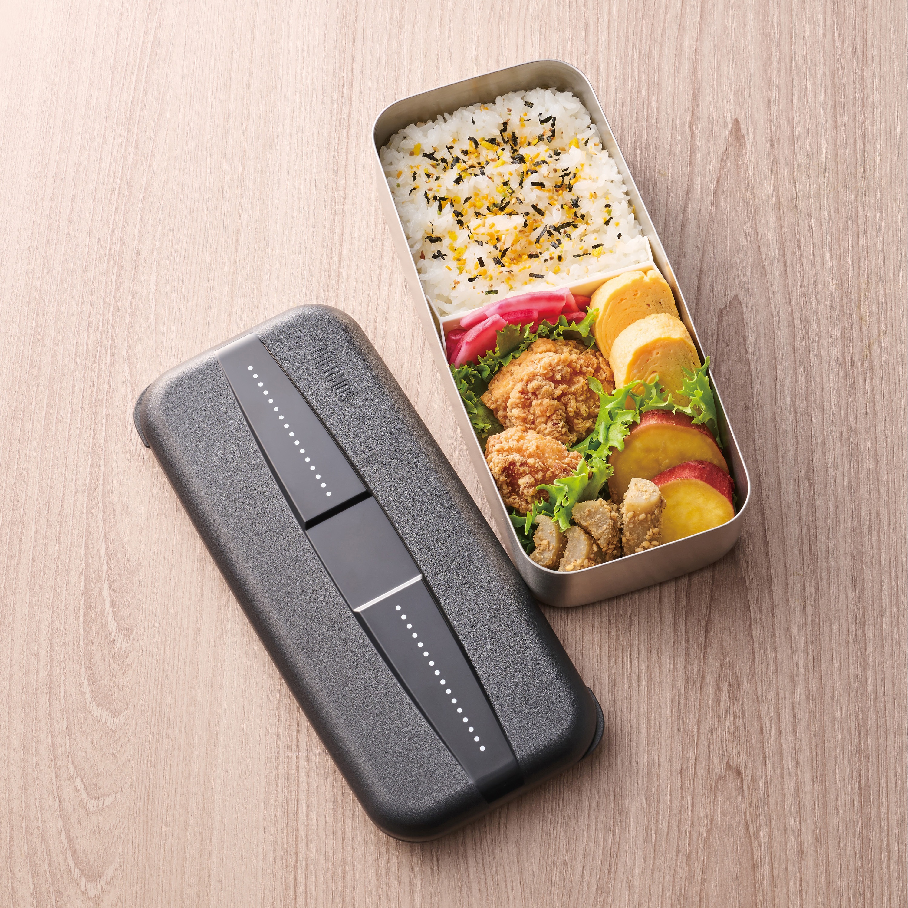 DSD-705 フレッシュランチボックス THERMOS(サーモス) D-BK(ドット