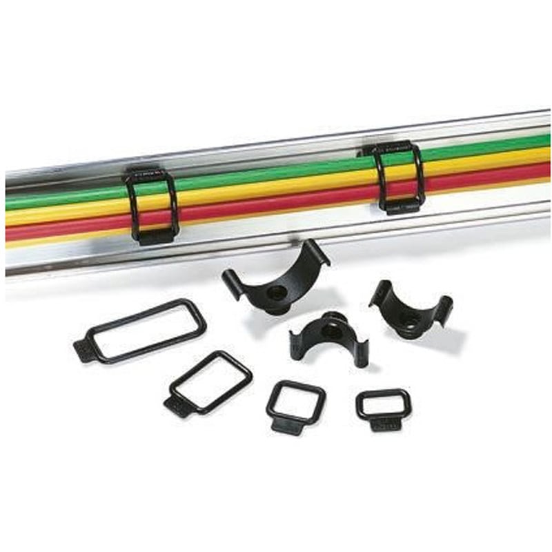 201-20030 R3-PVC-BK ケーブルクリップ 配線クリップ 15.5 mm 25mm 1袋 100個入 1袋(100個) ヘラマンタイトン(旧:タイトン) 【通販モノタロウ】