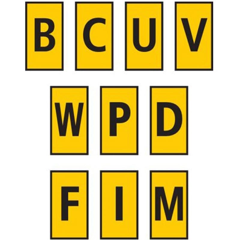 561-00005 ケーブルマーカー 黄 1袋 1000個入 1袋(1000個) ヘラマンタイトン(旧:タイトン) 【通販モノタロウ】