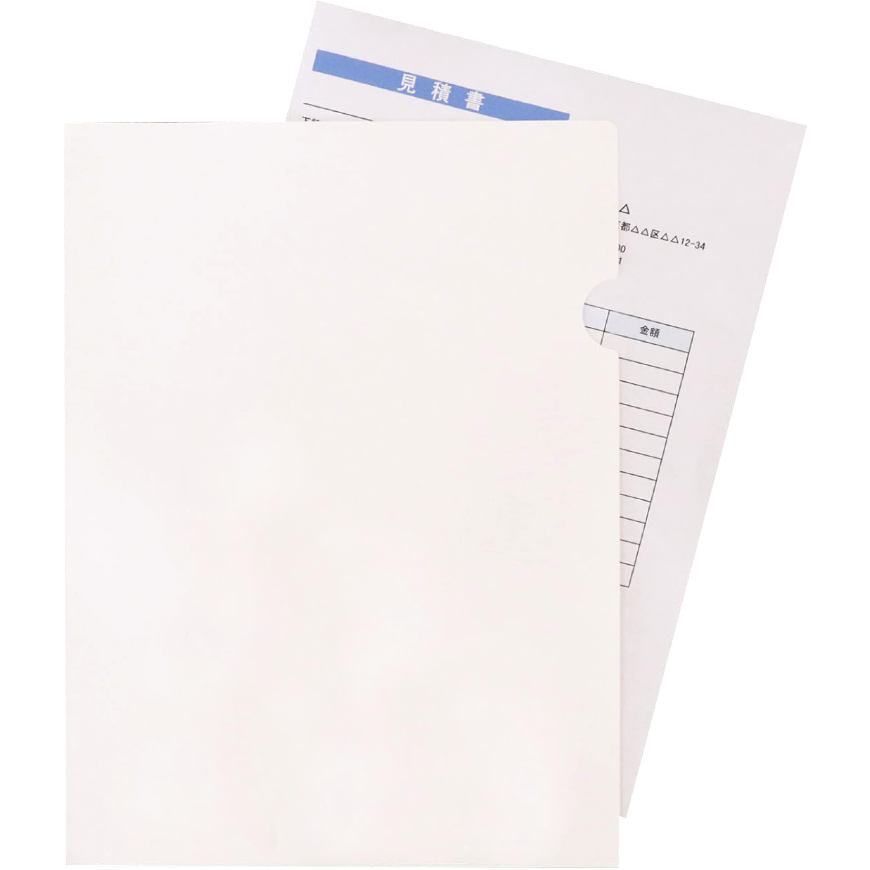 オーダー】紙製ファイル(上質紙) 1セット(350枚) レスタス 【通販