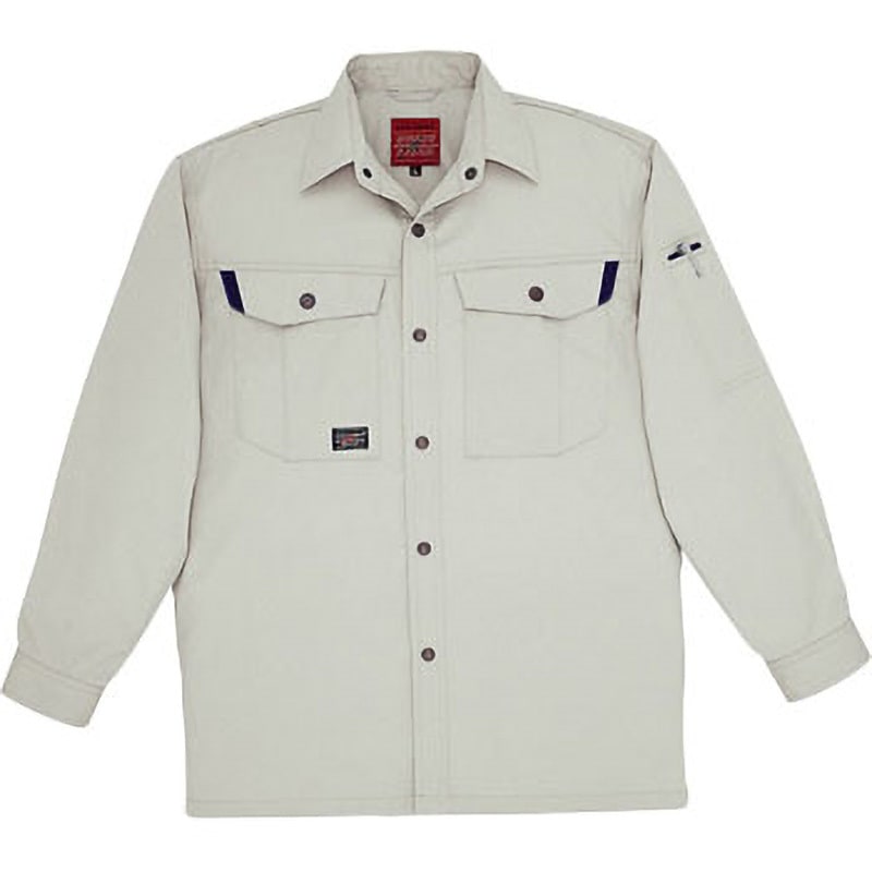 6825 長袖シャツ 6825 bigborn(ビッグボーン) 混率(%):ポリエステル65・綿35 サイズM着丈72cm