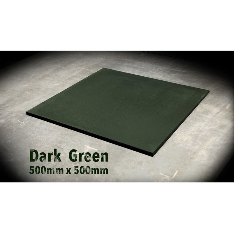 SIRS-DG-4-1 シリコーンスポンジシート 厚さ4mm ホッティーポリマー 硬度25°±5° ダークグリーン色   SIRS-DG-4-1