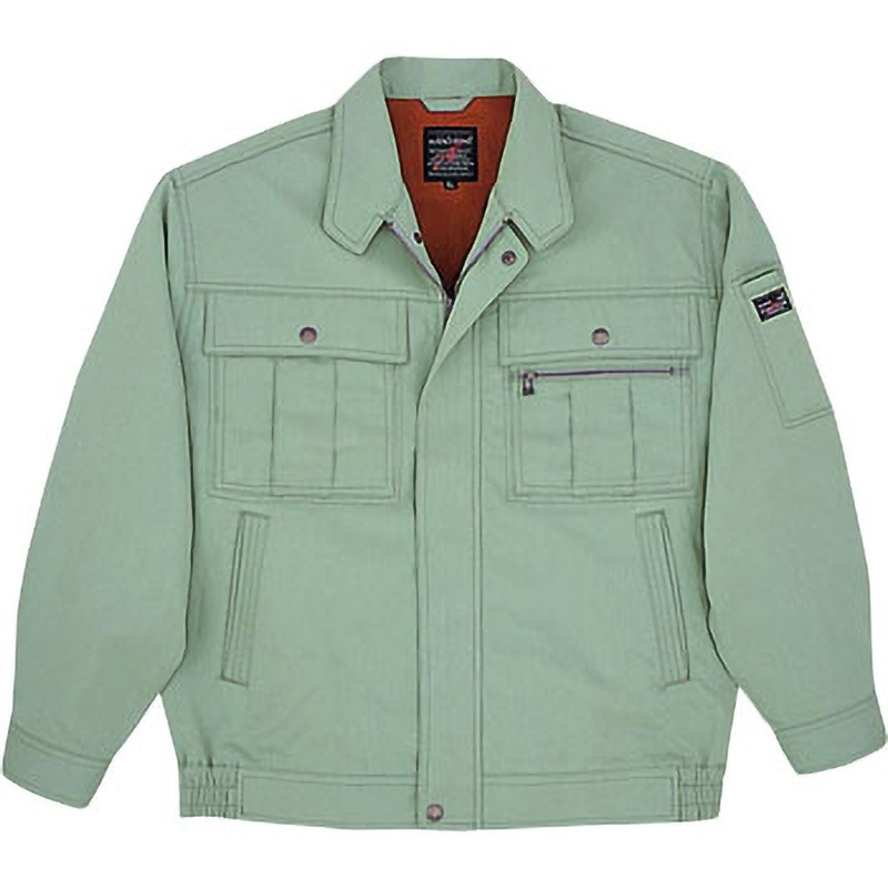 3875 ジャケット 3875 bigborn(ビッグボーン) 混率ポリエステル80・綿20% アースグリーン色 M着丈63cm