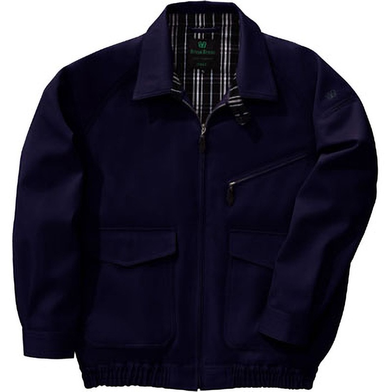 4546 ジャケット 4546 bigborn(ビッグボーン) 混率ポリエステル95・毛5% ネイビー色 5L着丈75cm