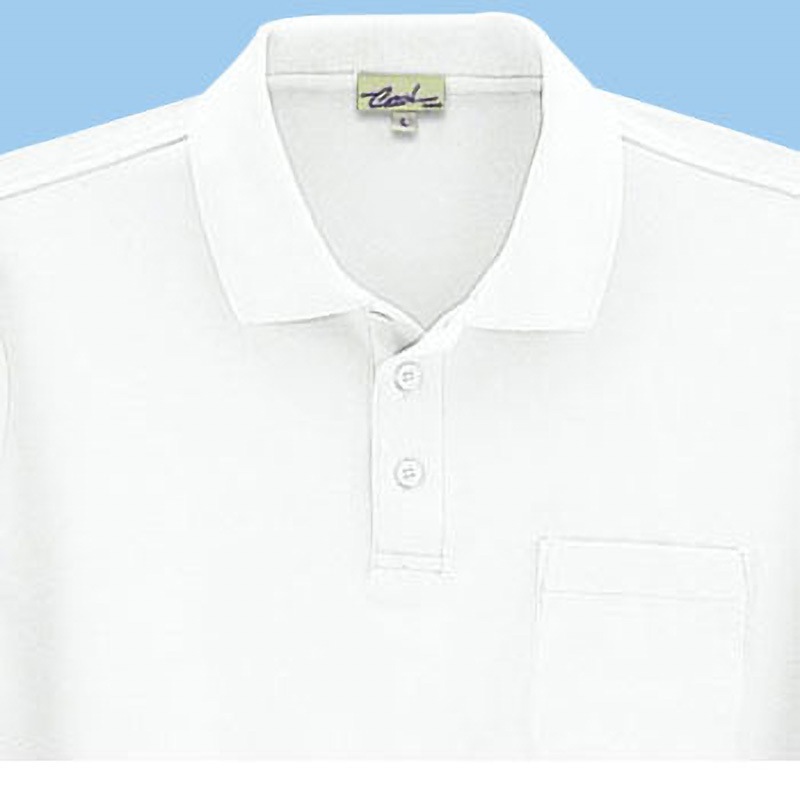 205 長袖ポロシャツ 205 bigborn(ビッグボーン) ホワイト色 サイズM