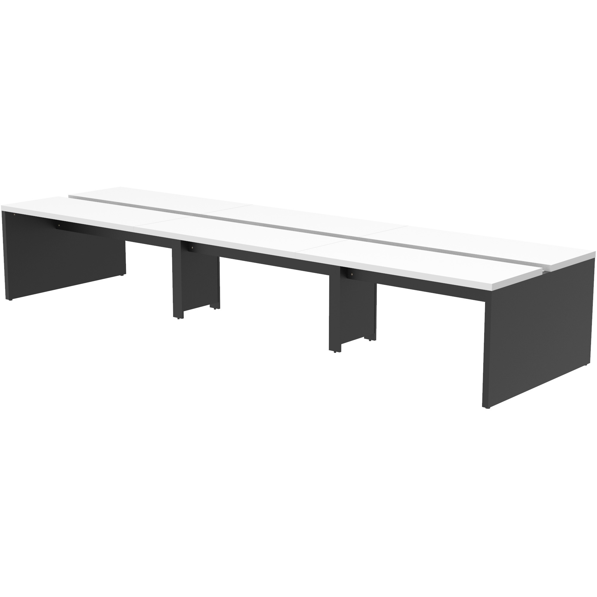 RFTFT2-4212WH-BL ソリード フリーアドレス用デスクⅡ 基本 アール・エフ・ヤマカワ 高さ720mm幅4200mm奥行1200mm  RFTFT2-4212WH-BL