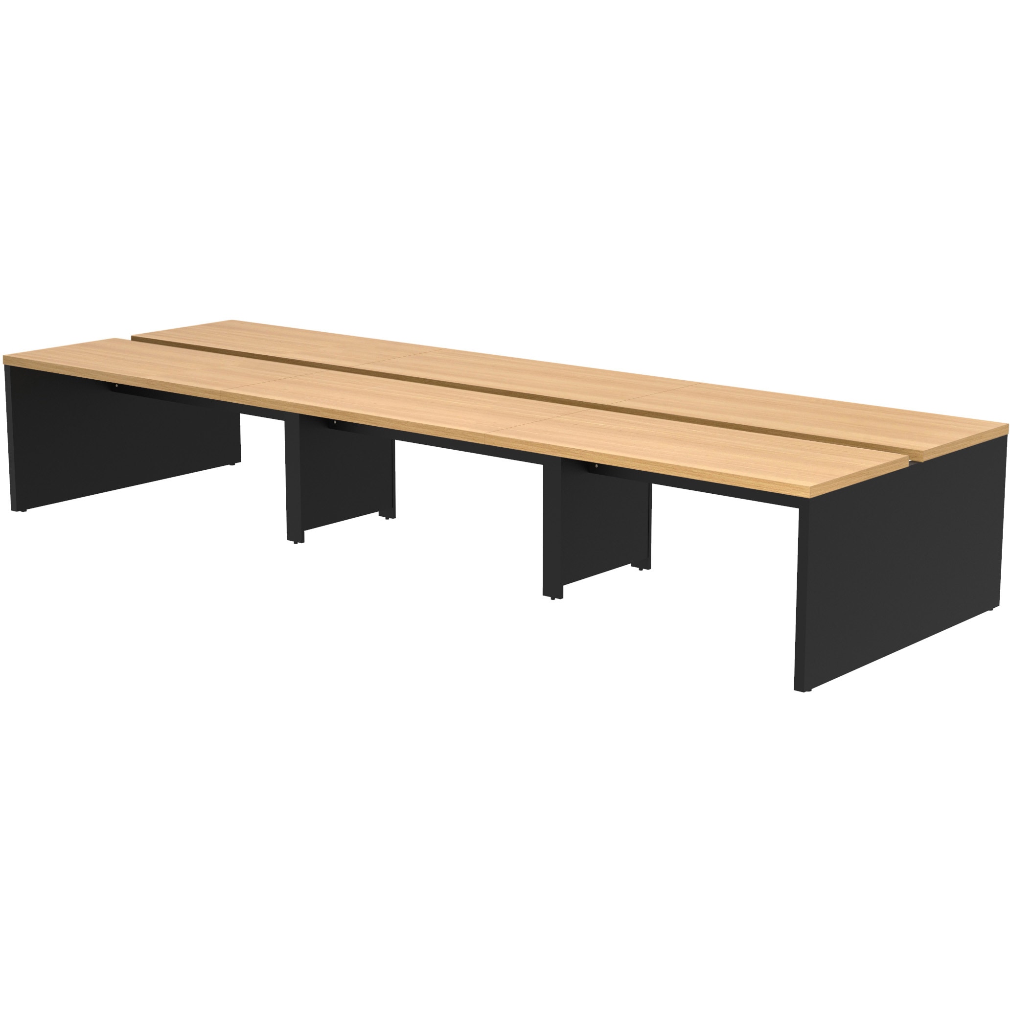 RFTFT2-4214OA-BL ソリード フリーアドレス用デスクⅡ 基本 アール・エフ・ヤマカワ 高さ720mm幅4200mm奥行1400mm  RFTFT2-4214OA-BL