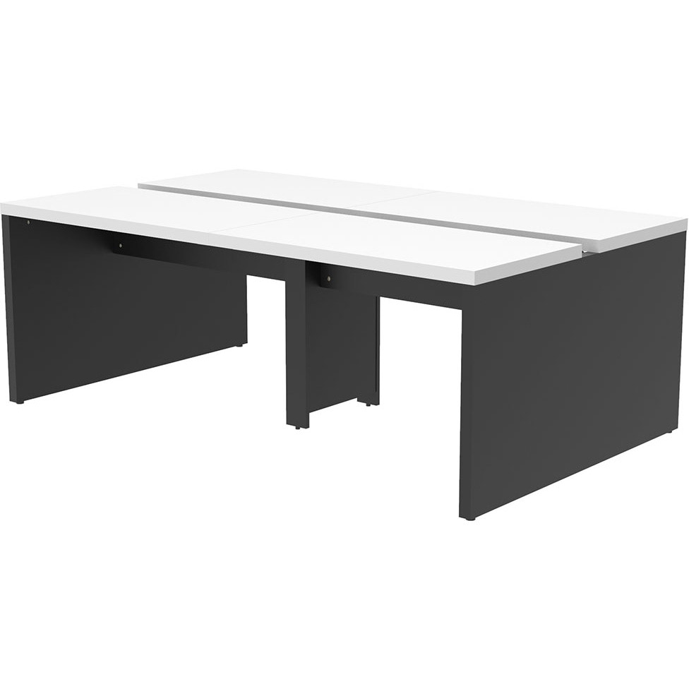 RFTFT2-2012WH-BL ソリード フリーアドレス用デスクⅡ 基本 アール・エフ・ヤマカワ 高さ720mm幅2000mm奥行1200mm  RFTFT2-2012WH-BL