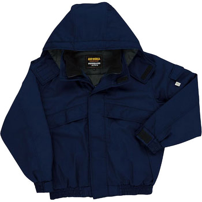 4930269163559 ECO WORLD 8666 ジヤケツト 色：ネイビー サイズ：LL 8666 ジャケット 8666 bigborn(ビッグボーン) エコサマーツイル