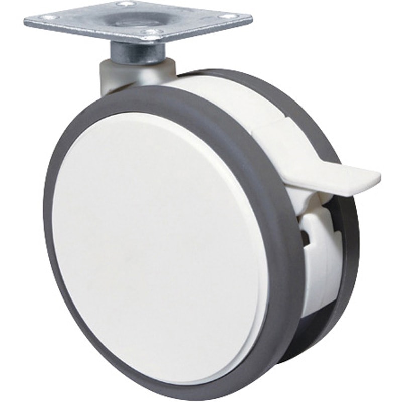 FW100S 双輪キャスター Φ100mm プレート式 20個入 FW100シリーズ 1箱(20個) 東海キャスター 【通販モノタロウ】