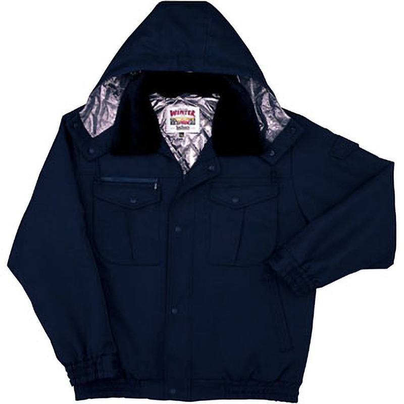 8196 防寒ジャケット 8196 bigborn(ビッグボーン) ネイビー色 L着丈70cm