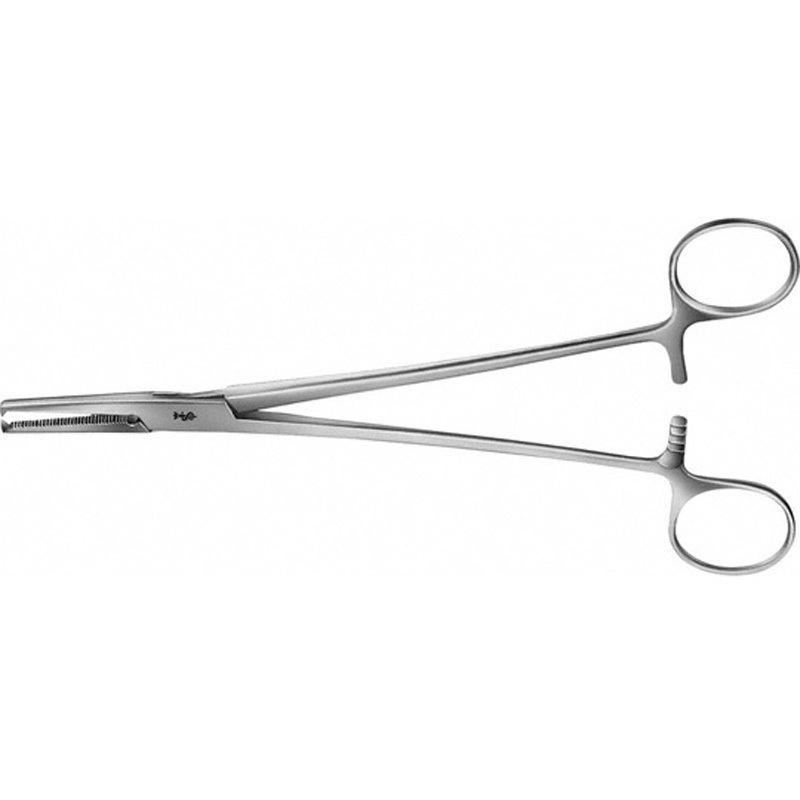 BJ500R 子宮切除鉗子 BJシリーズ ビー・ブラウンエースクラップ 有鈎 直 21cm