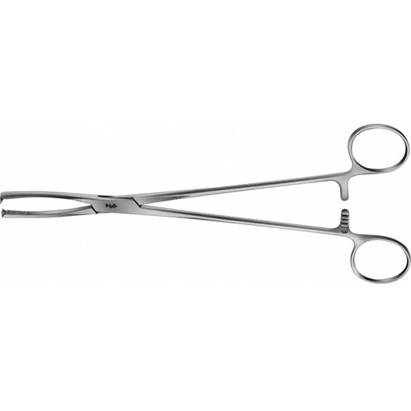 EO202R 子宮鉗子 EOシリーズ ビー・ブラウンエースクラップ 2×2爪 21.5cm