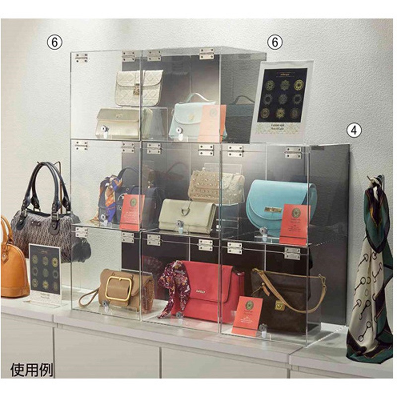 61-756-87-6 鍵付きアクリルサイコロボックス 61-756-87シリーズ 1個 アズワン 【通販モノタロウ】