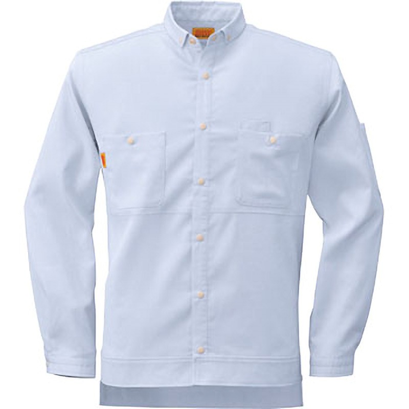 4930269026717 SMART WORK WEAR SW505 メンズ／レデイース2WAYシヤツ 色：パウダーブルー サイズ：LL SW505 メンズ/レディース2WAYシャツ SW505 SWW (SMART WORK WEAR) 男女