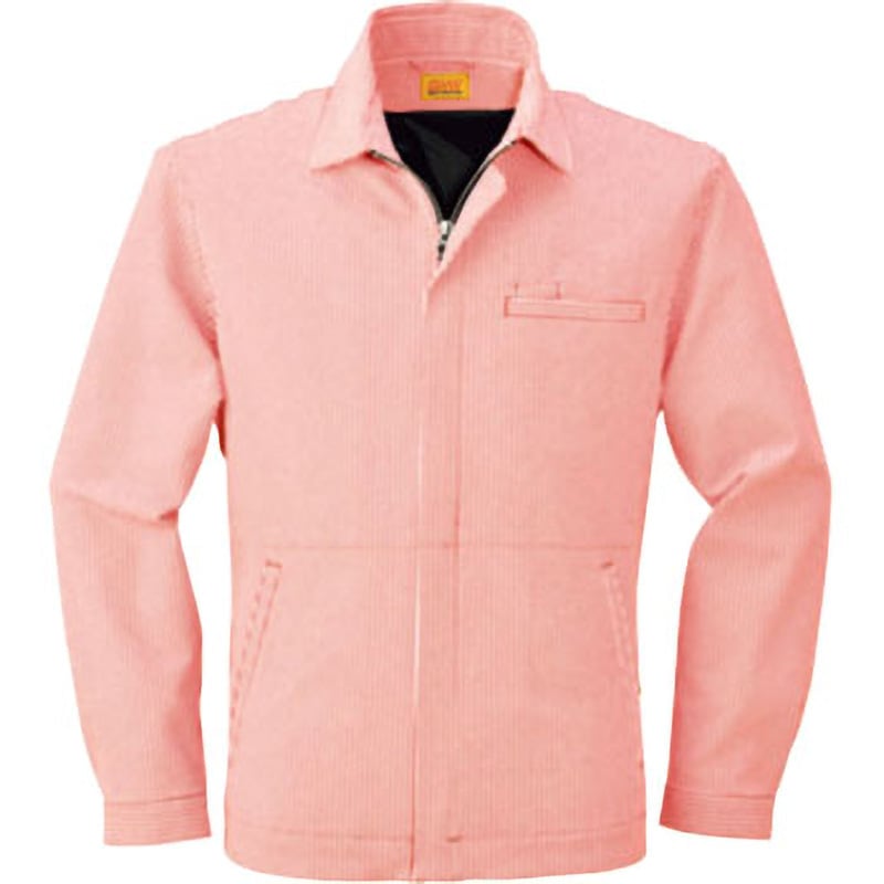 SW115 メンズギンガムジャケット SW115 SWW (SMART WORK WEAR) 混率ポリエステル50・綿50% イングリッシュルージュ色 5L着丈69cm