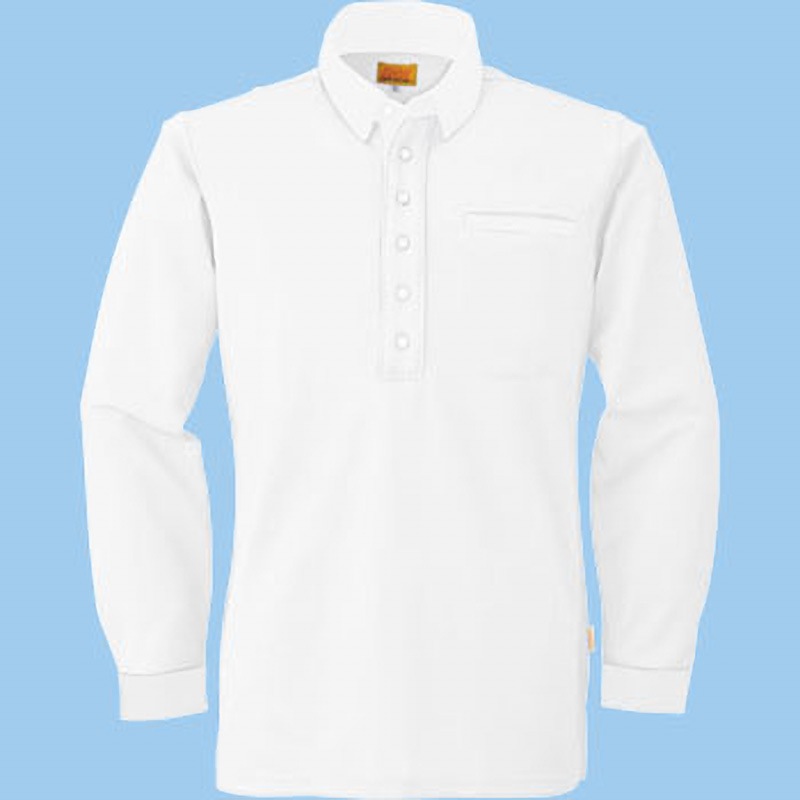 SW525 メンズ/レディース長袖ポロ SW525 SWW (SMART WORK WEAR