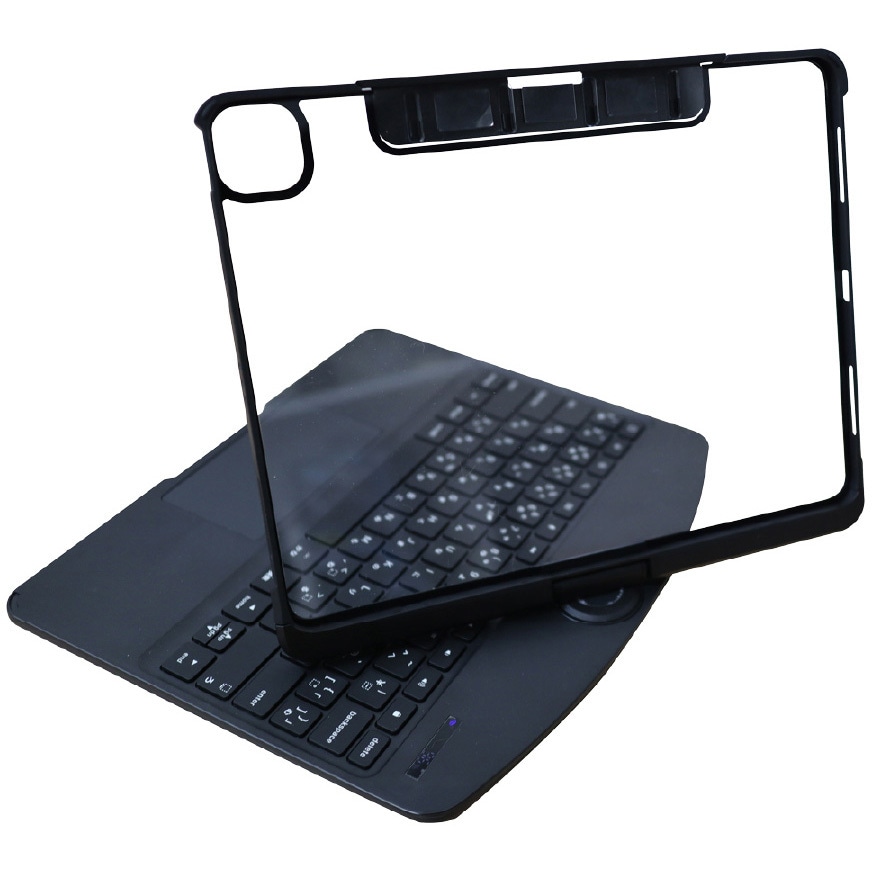 iPad用 ブラックキーボードケース Amazon.co.jp: Dexnor iPad第9世代用ケース（キーボード付き