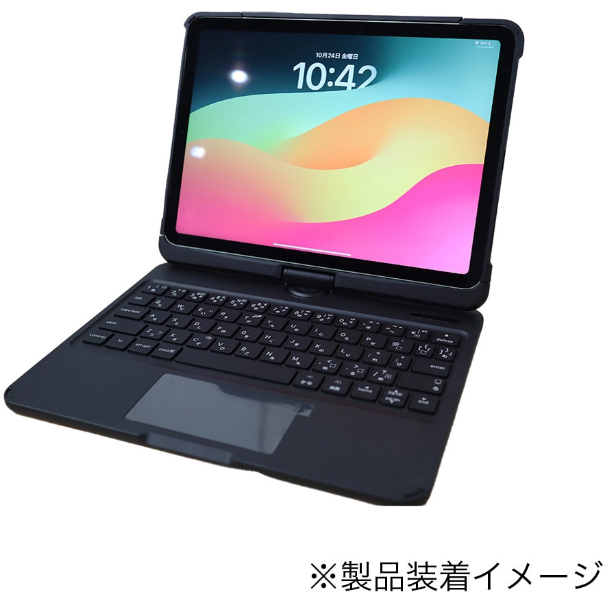 RWIPJP418 iPad用 キーボードケース G.B.Z 質量700g ブラック色 寸法21