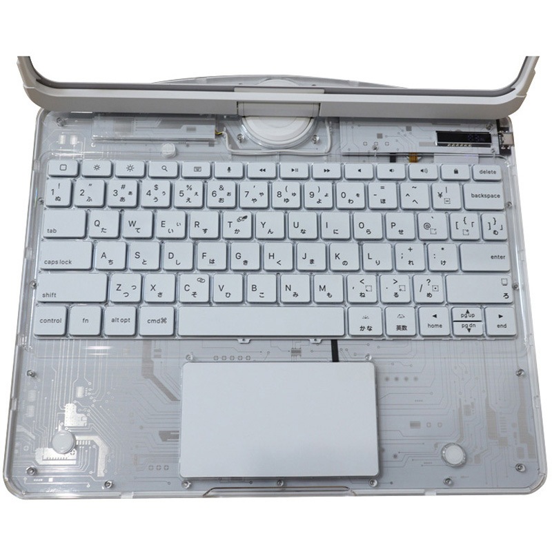 RWIPJP434 iPad用 キーボードケース G.B.Z 質量790g ホワイトシルバー