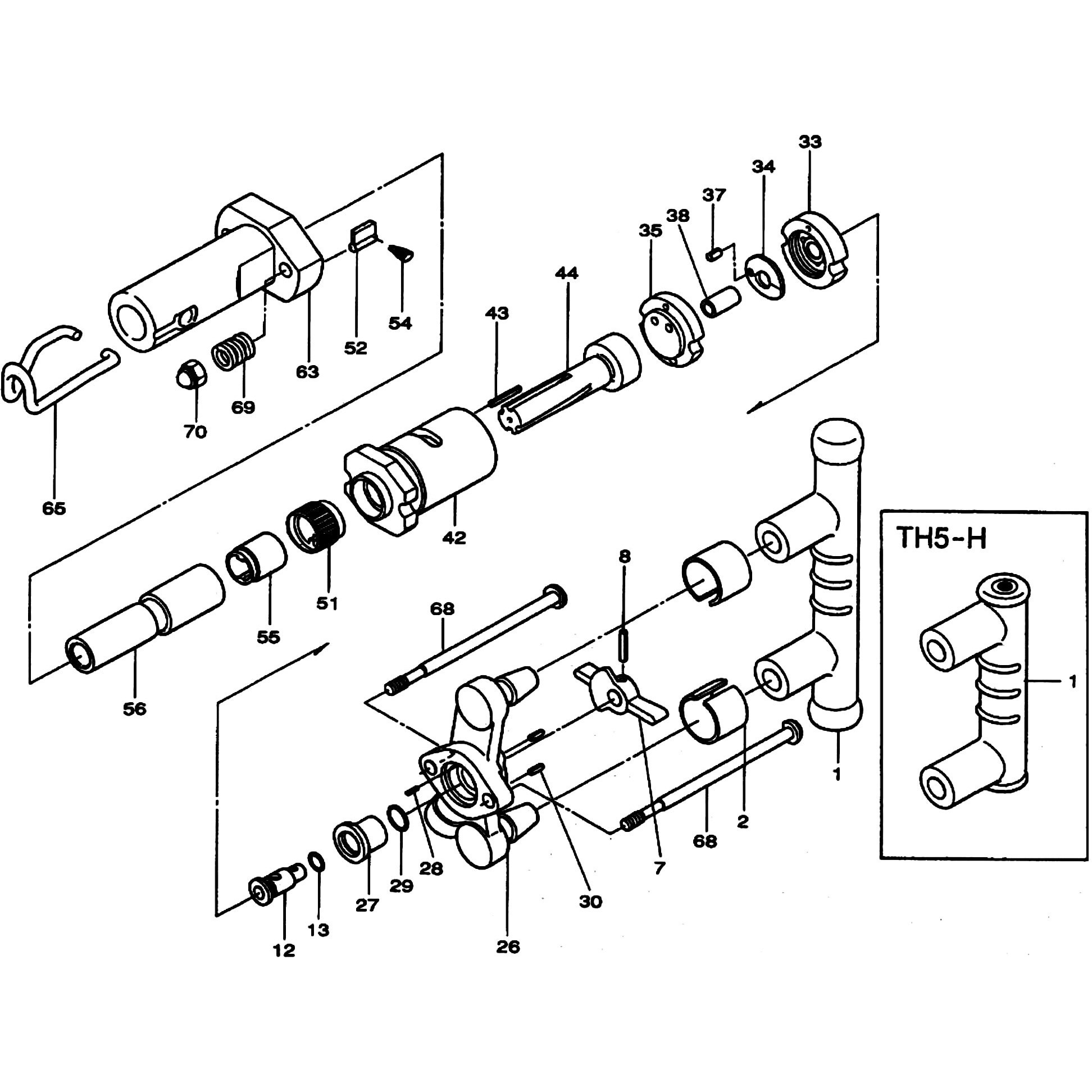 T10103650 部品 ケレンハンマー TH5-S 東空販売 スチールリテーナー(ラッチシキ) 1台使用個数1 T10103650 -  【通販モノタロウ】