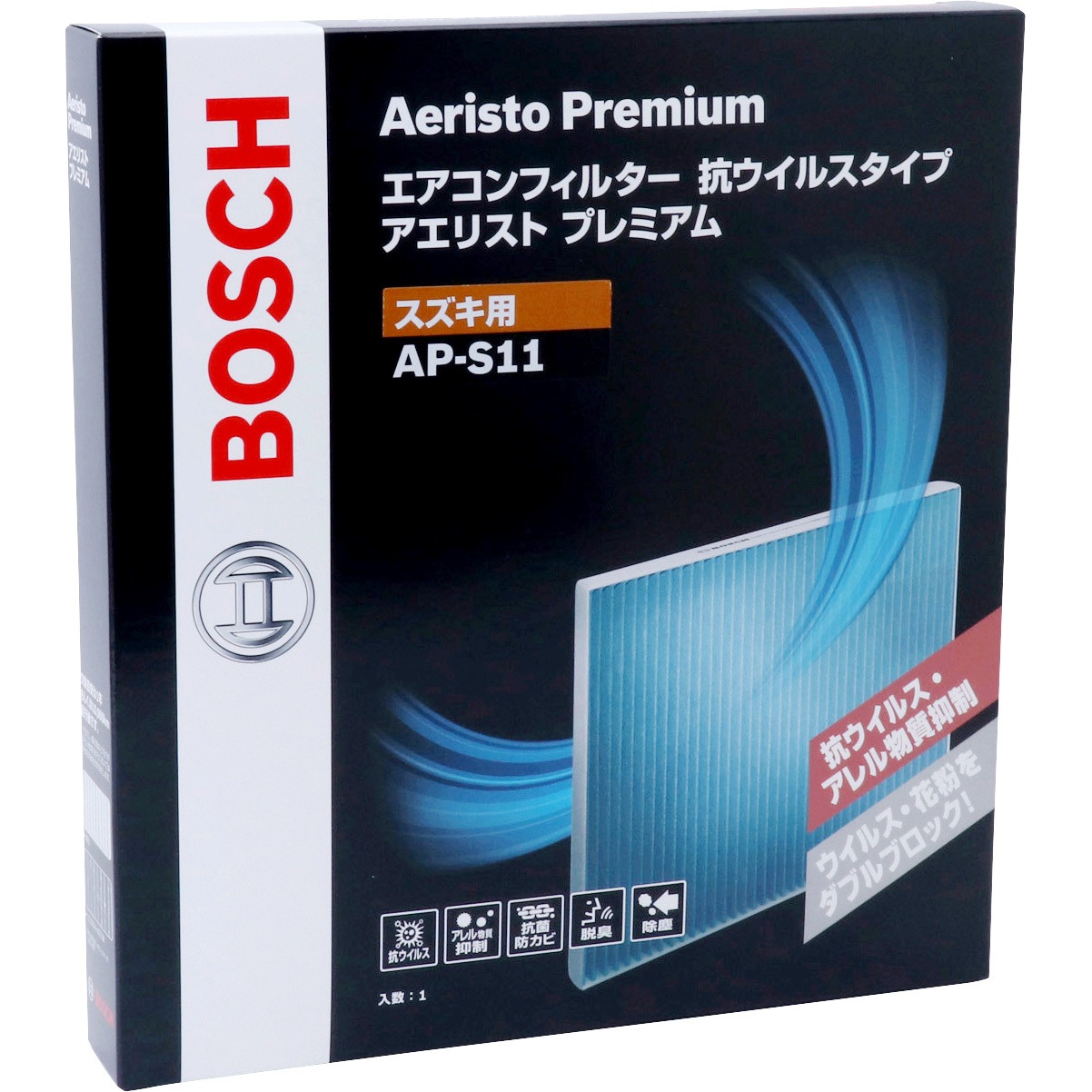 AP-S11 エアコンフィルター アエリストPremium(国産車用) 1個 BOSCH