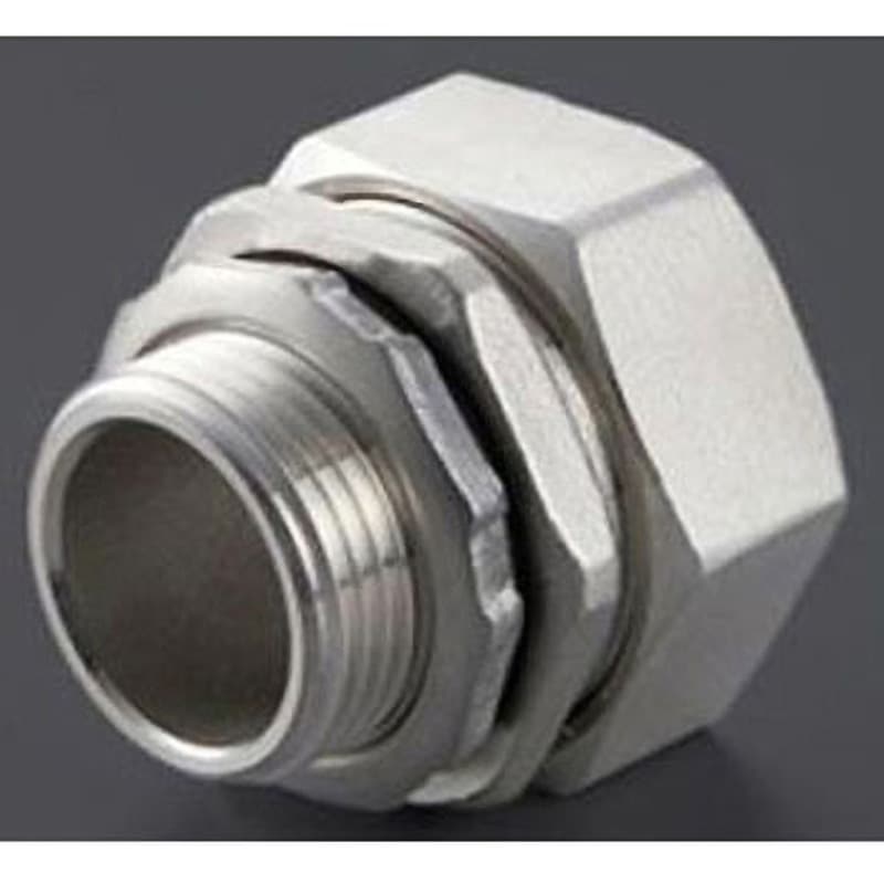 EA947SE-108 ボックスコネクター(ストレート/厚鋼/ステンレス) EA947SEシリーズ 1個 エスコ 【通販モノタロウ】