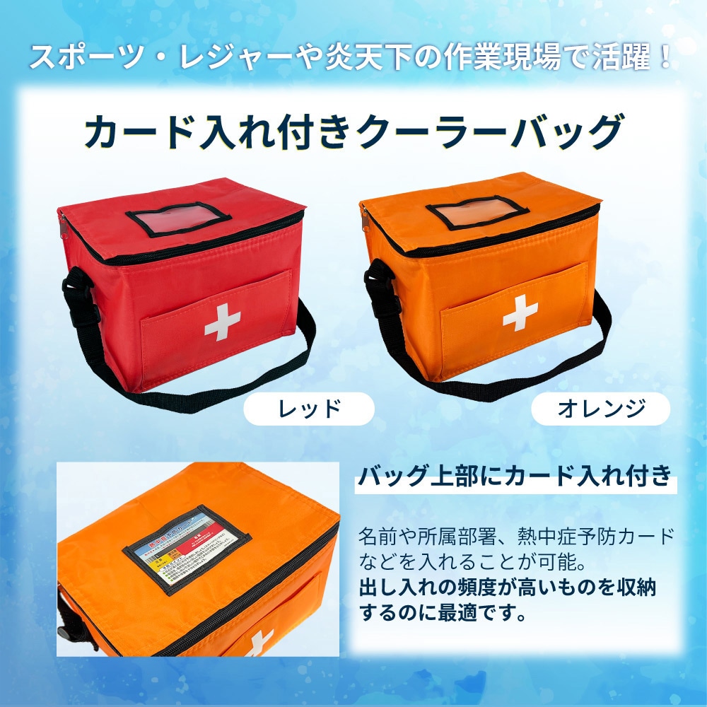 10003234RD 熱中症対策キット パウダー 25点 EVERSAFE レッド色 【通販