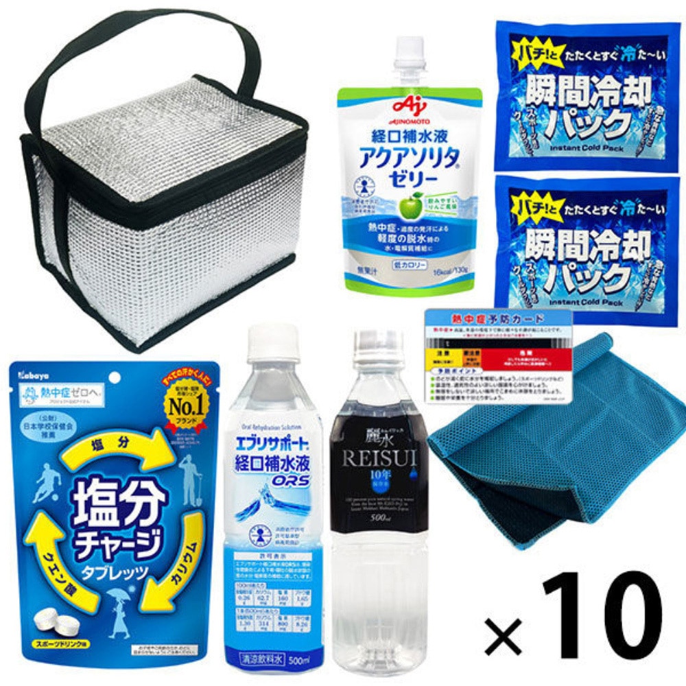 10002992 熱中症対策キット 1セット EVERSAFE 【通販モノタロウ】