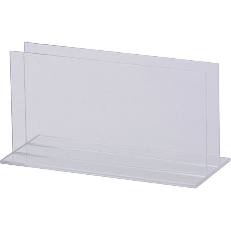 00-01-00021 アクリルメニュースタンド 鈴木プラスチックス 1箱(100個