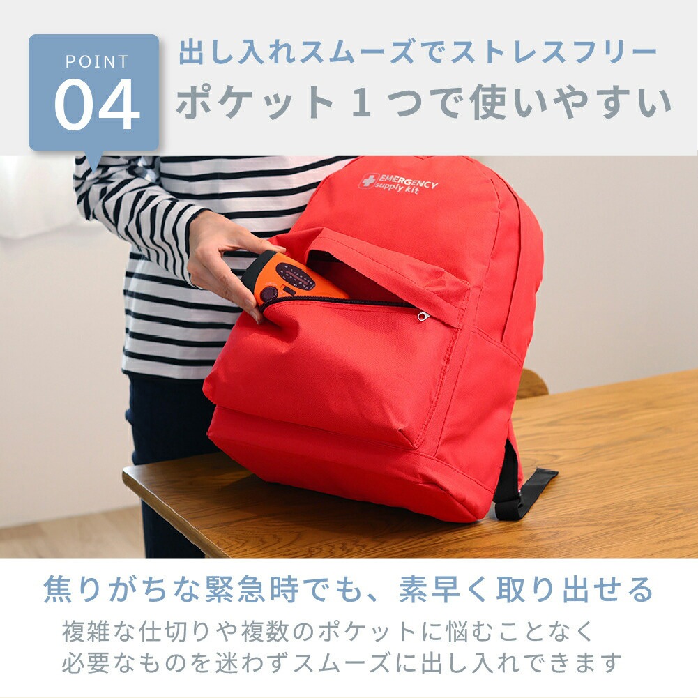 10003334SB 30点防災セット EVERSAFE 人数1人 【通販モノタロウ】