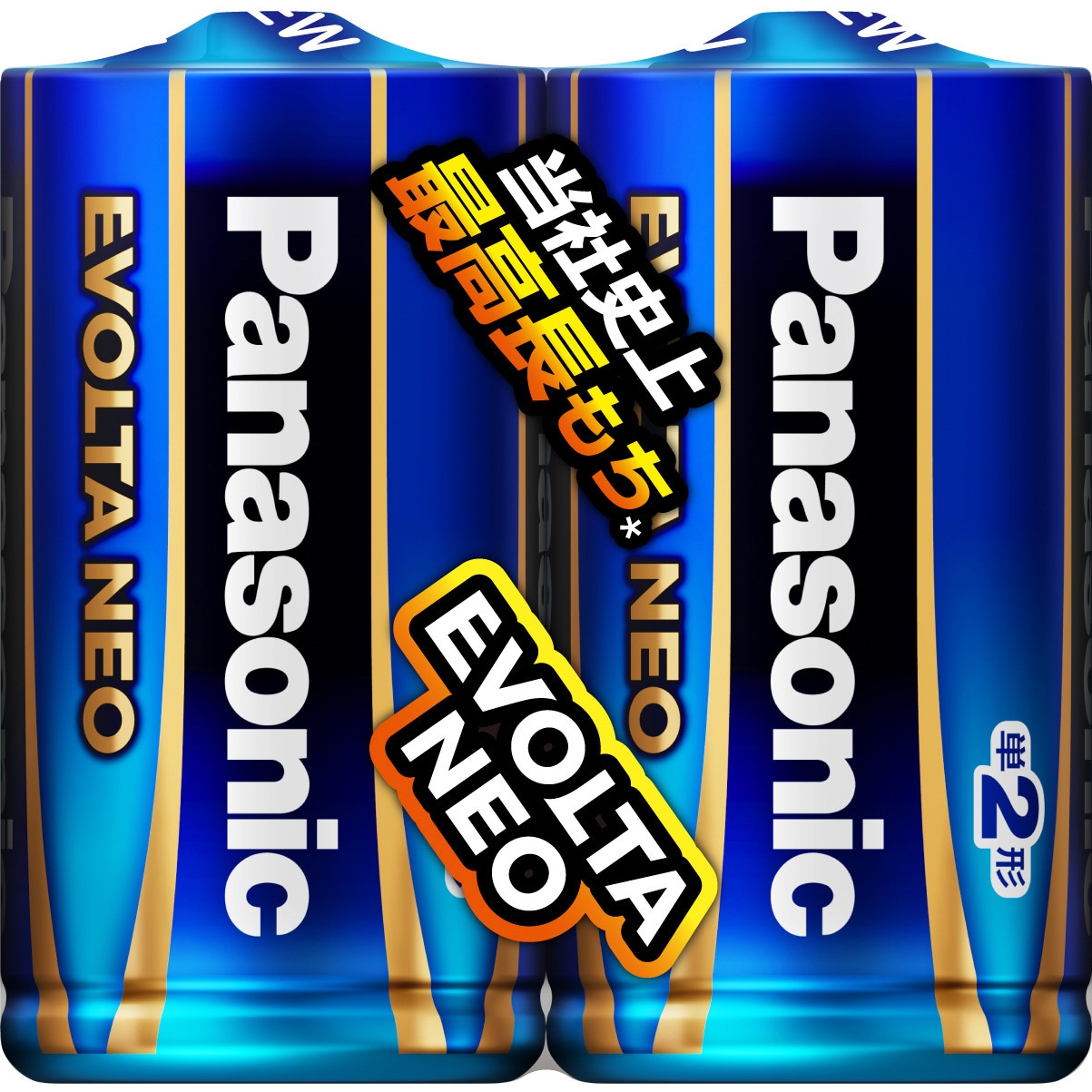 LR14NJ/2SE アルカリ乾電池 エボルタネオ 単2形 1パック(2個