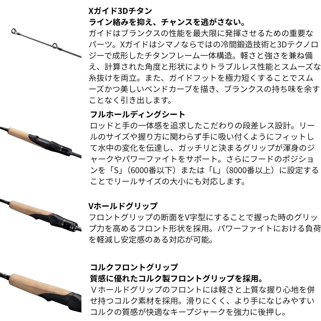 S62-4(273888) 25 オシアジガーコンセプトS SHIMANO(シマノ) 継数1本