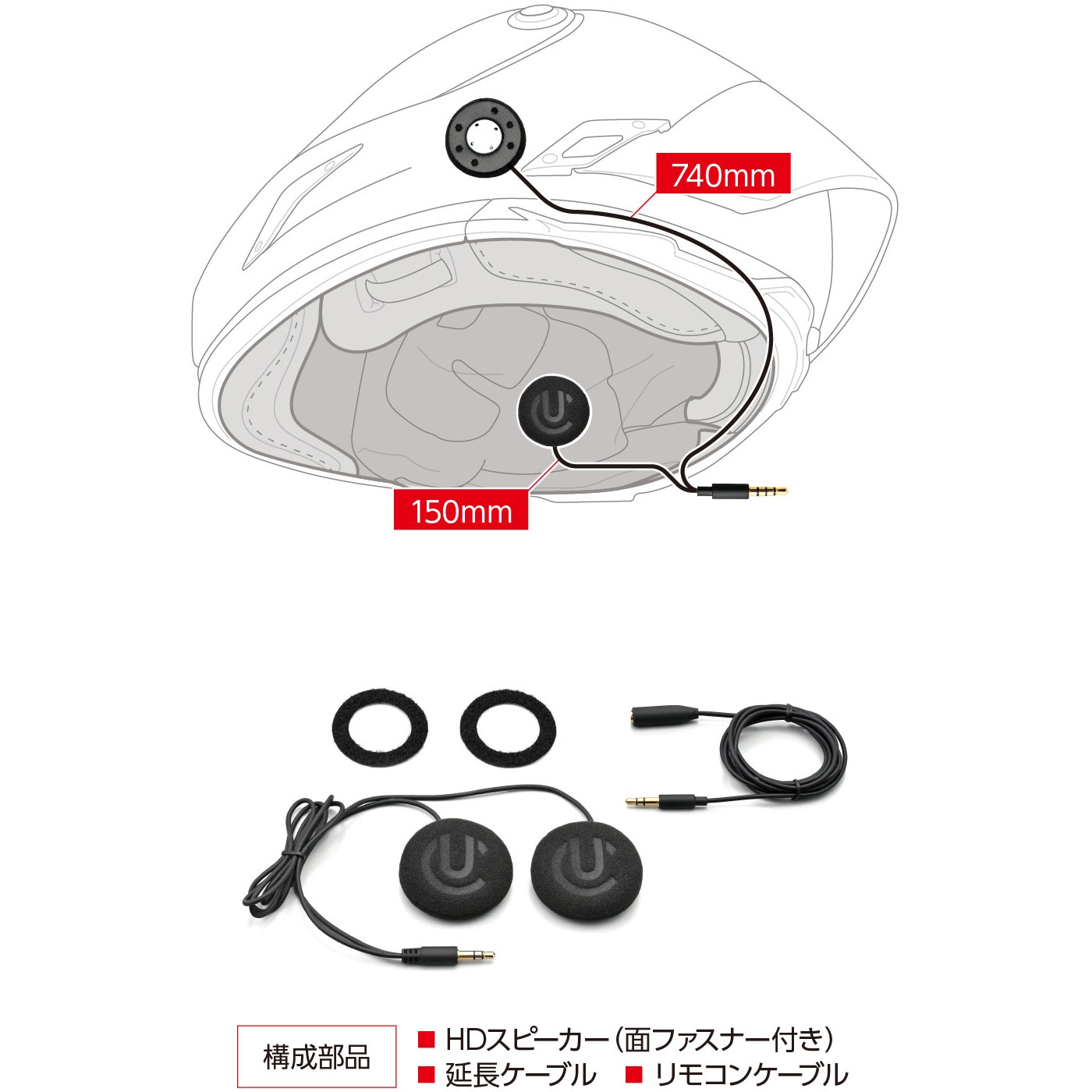 25030 HDヘルメットスピーカー2 1セット DAYTONA(デイトナ) 【通販